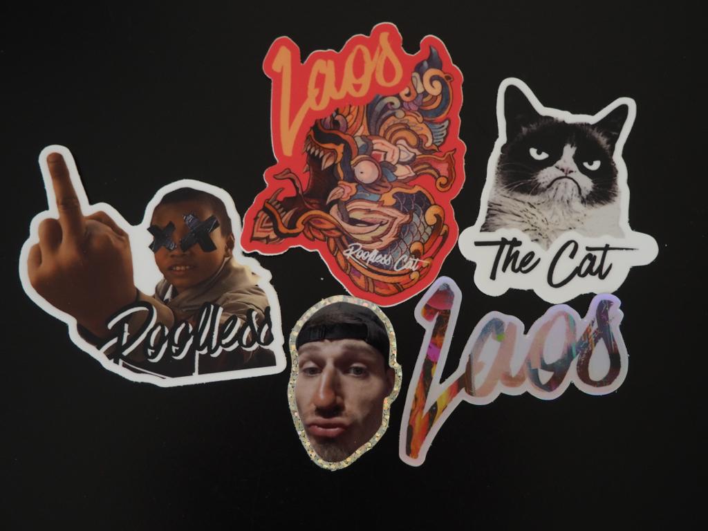 Sticker - Roofless Cat LAOS Collection