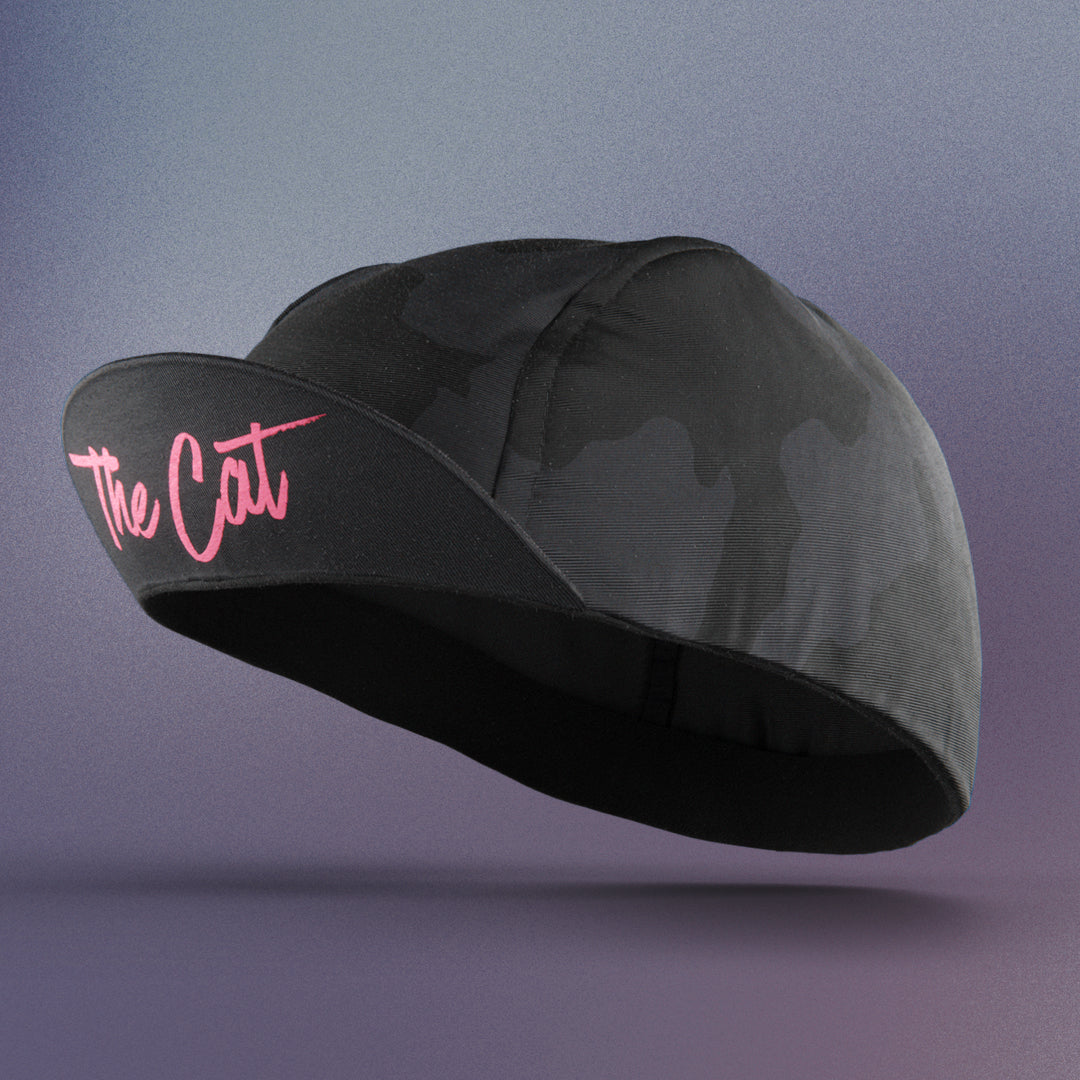Cycling Cap - The Cat | BLACK CAMO
