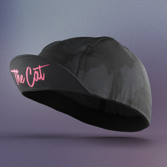 Cycling Cap - The Cat | BLACK CAMO