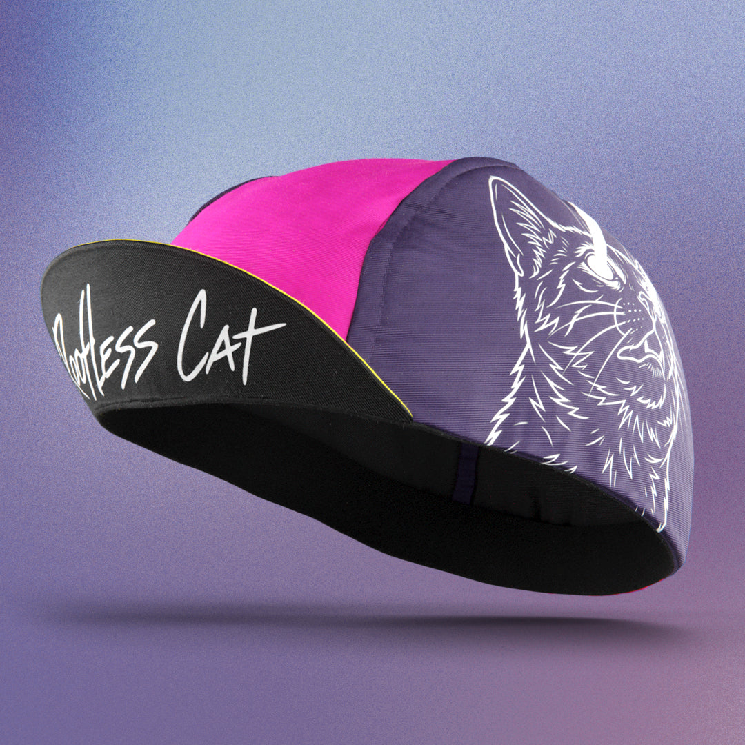 Cycling Cap - Laser&Pizza - Purple