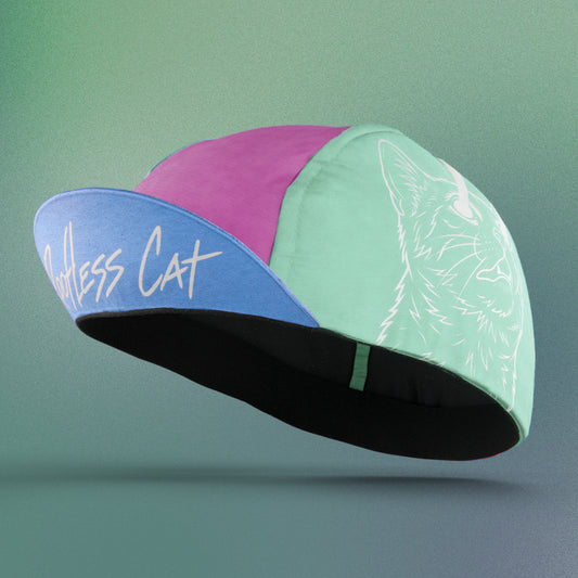Cycling Cap - Laser&Pizza - Blue