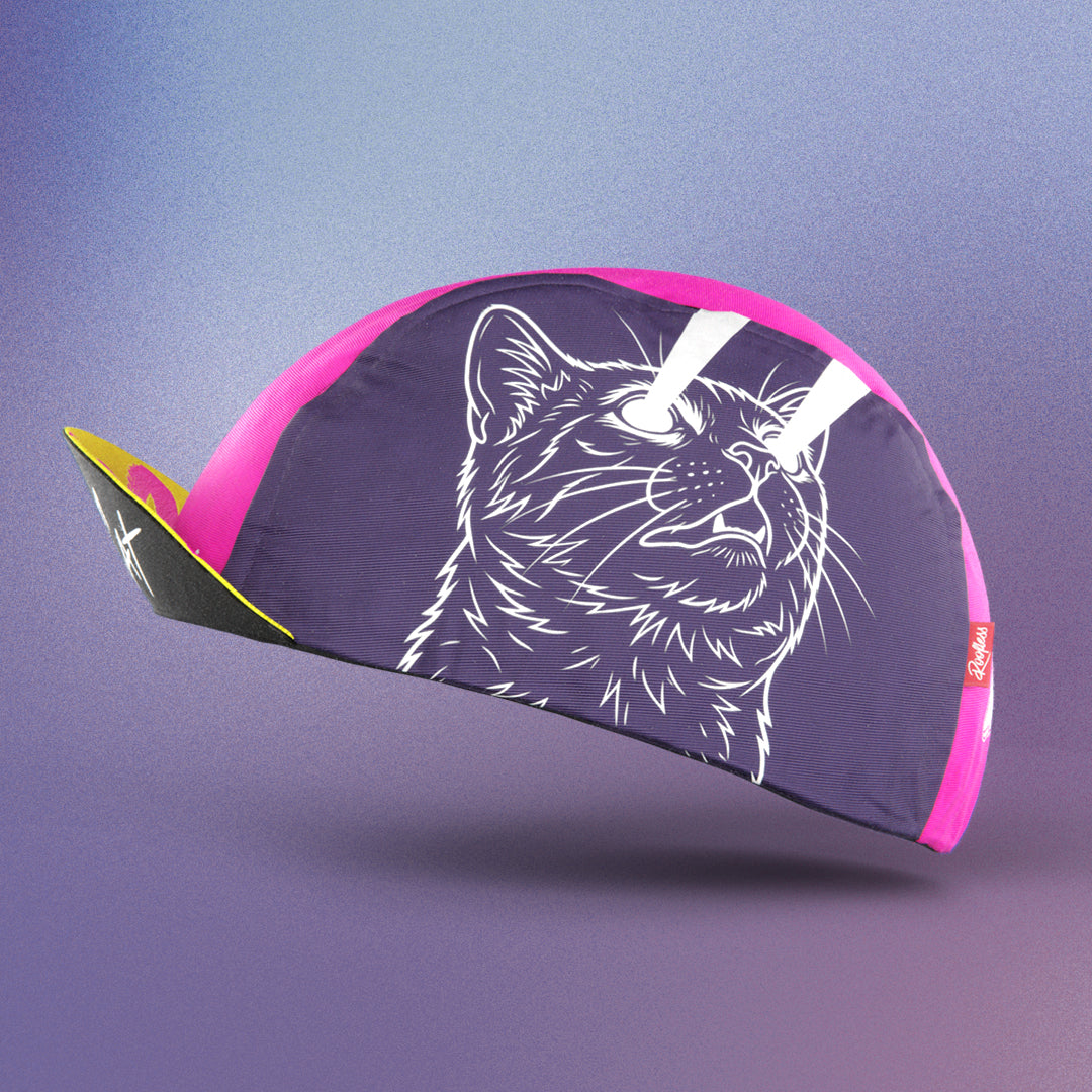 Cycling Cap - Laser&Pizza - Purple