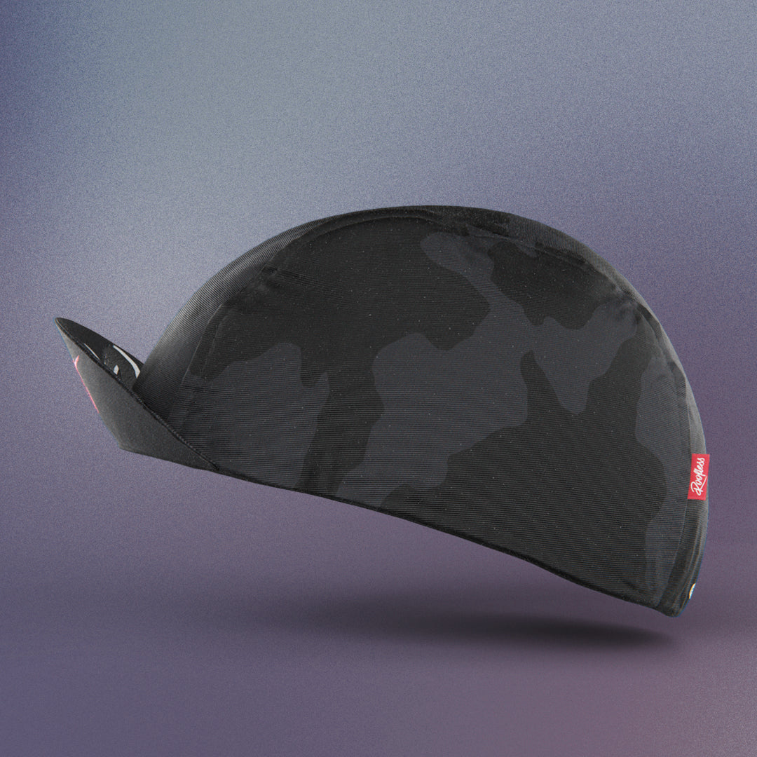 Cycling Cap - The Cat | BLACK CAMO