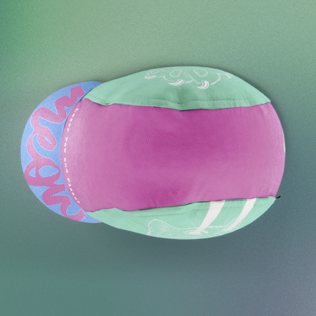 Cycling Cap - Laser&Pizza - Blue
