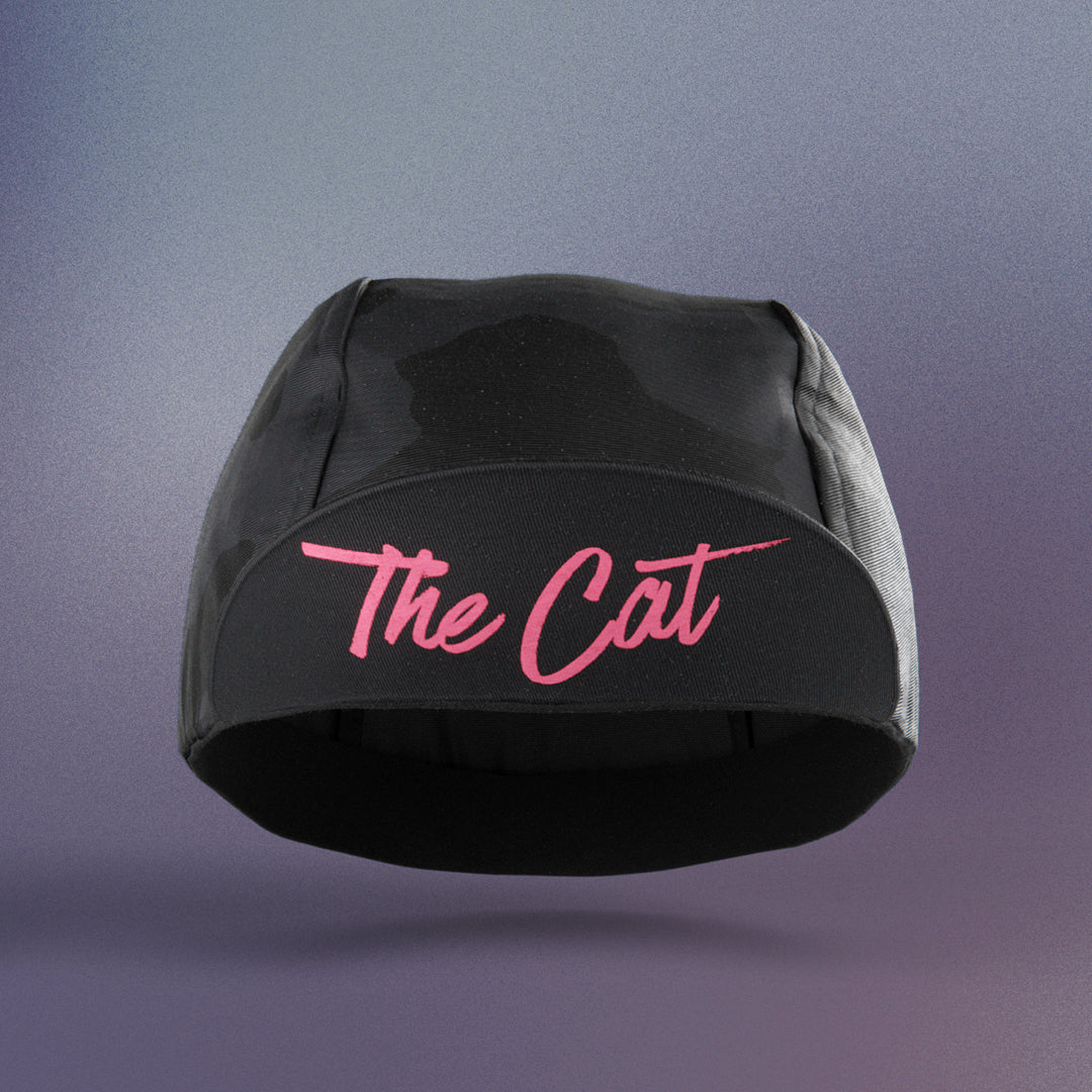 Cycling Cap - The Cat | BLACK CAMO