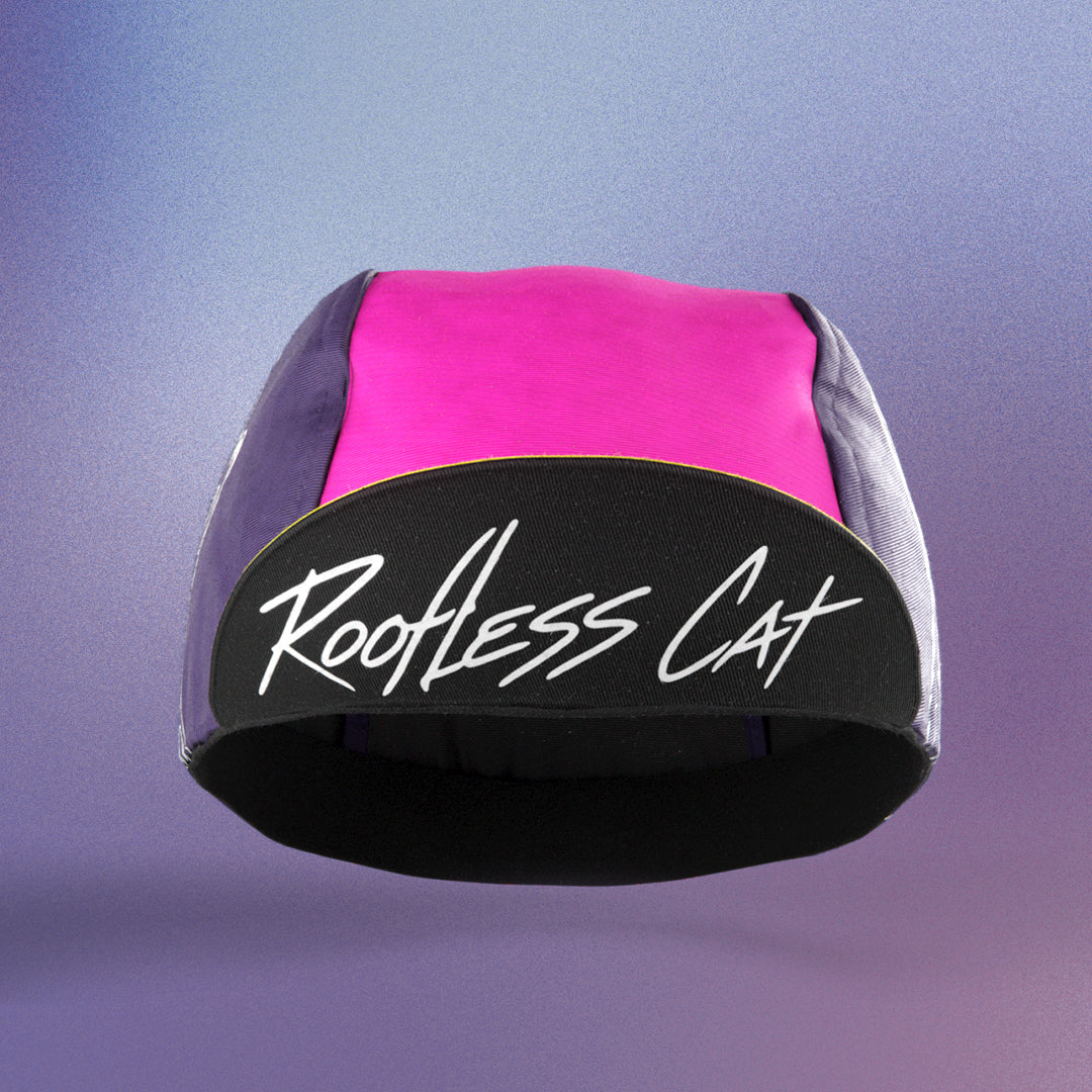 Cycling Cap - Laser&Pizza - Purple